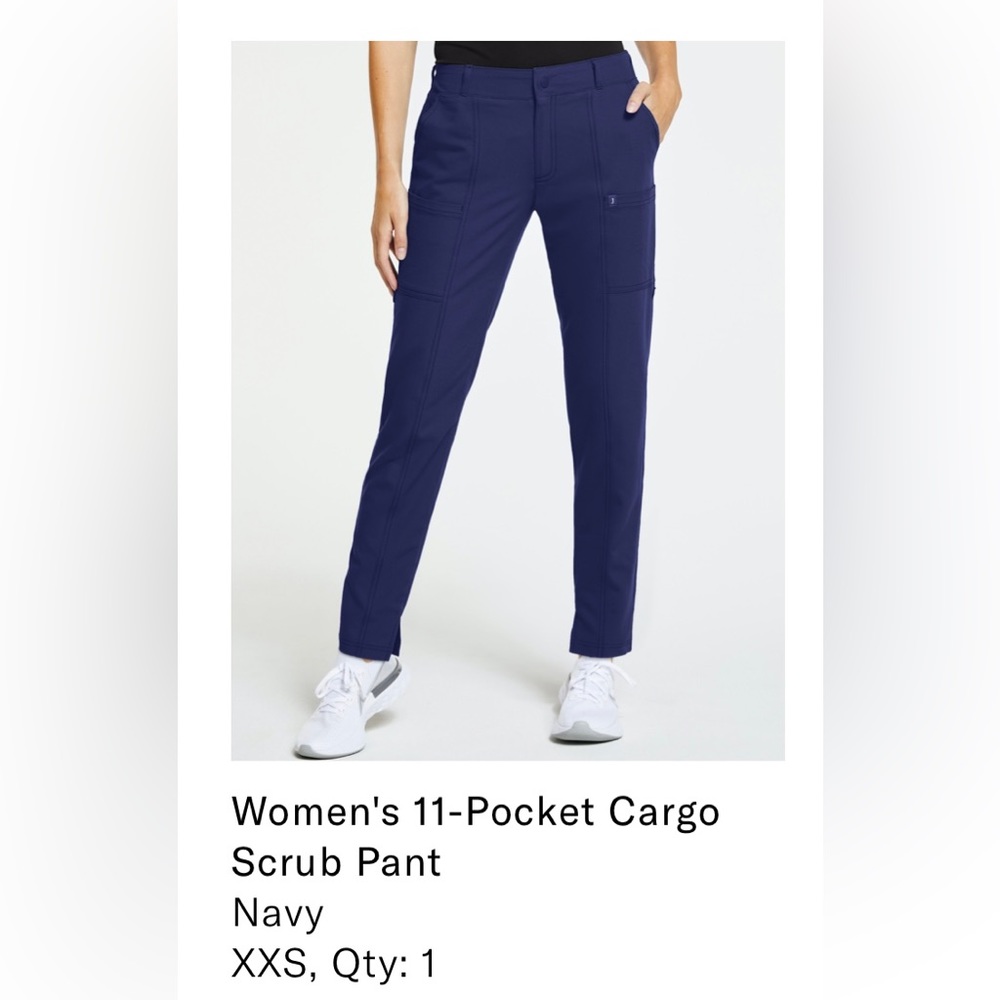 Jaanuu navy blue scrub bottoms